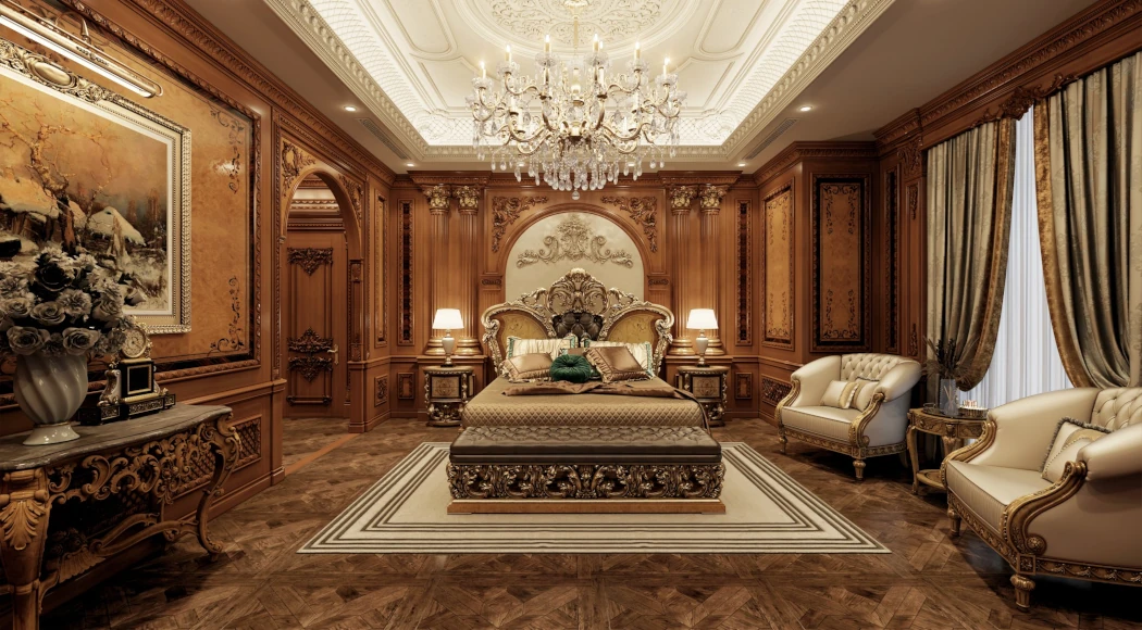 Biệt thự nội thất tân cổ điển 2023